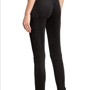Joan Vass suede leggings size L